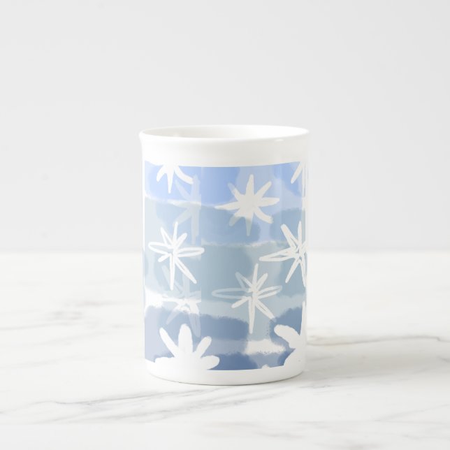Latte Mug -elegance winter Prozellantasse (Vorderseite)