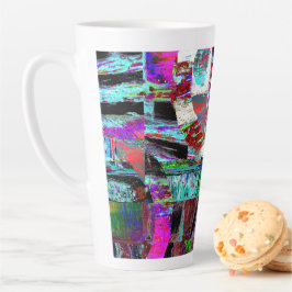Latte Mug – Neon Pulse Milchtasse
