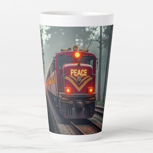 Latte Mug (Peace Train) Milchtasse (Vorderseite)