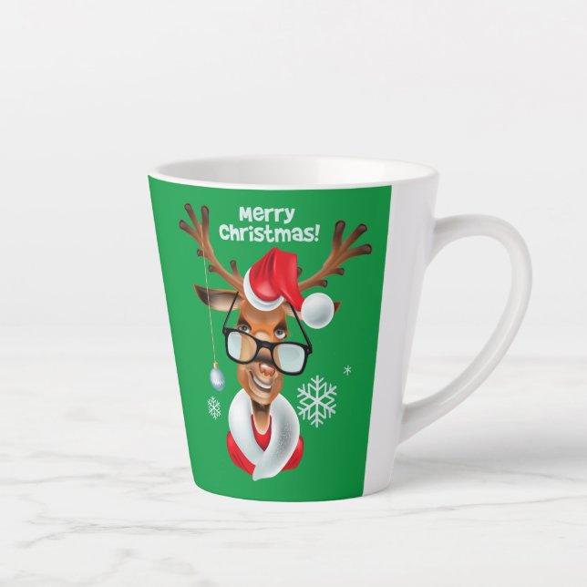 Latte Mug Reindeer Christmas  Milchtasse (Rechts)