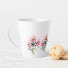 Latte Mug : Wild Flowers Milchtasse