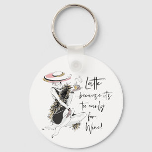 Latte Schlüsselanhänger