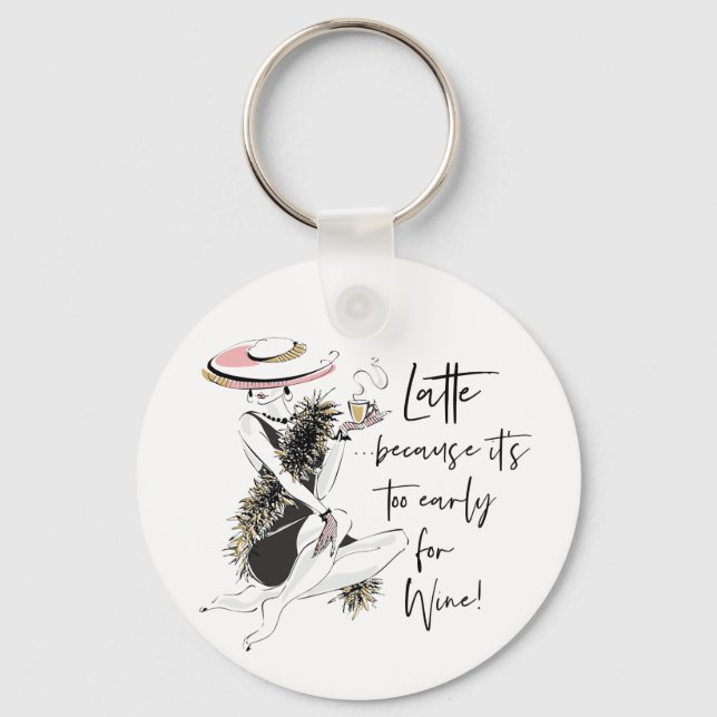 Latte Schlüsselanhänger (Vorderseite)