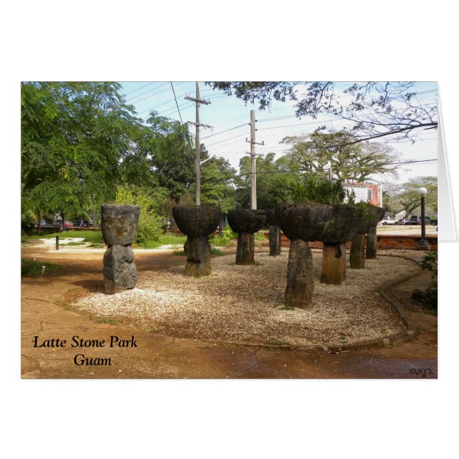 Latte Stone Park Guam (Vorderseite (Horizontal))