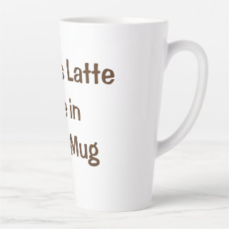 Latte Tasse