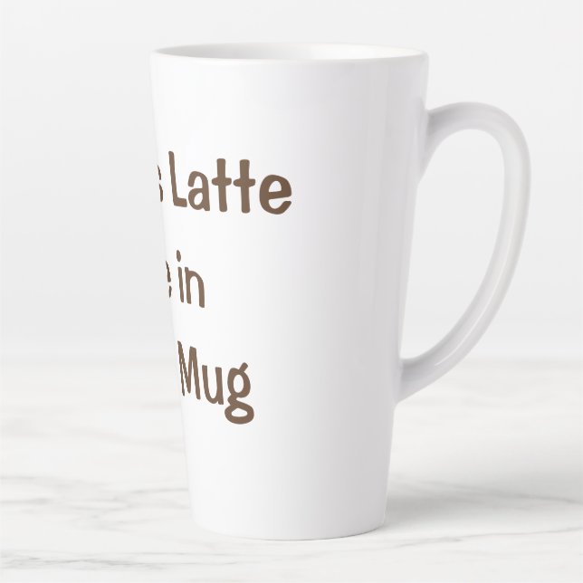 Latte Tasse (Rechts)