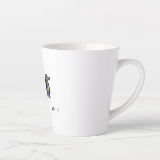 Latte Tasse (Rechts)
