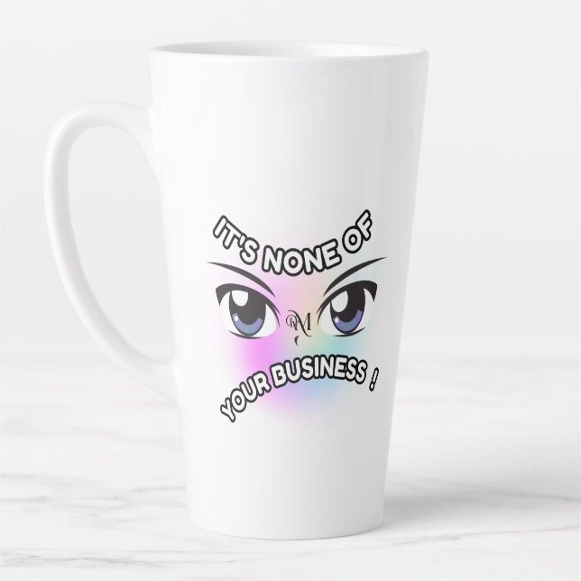 Latte Tasse 17oz : Keine von Ihnen (Links)