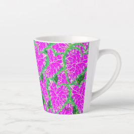 Latte Tasse: Blume Tropicle Milchtasse