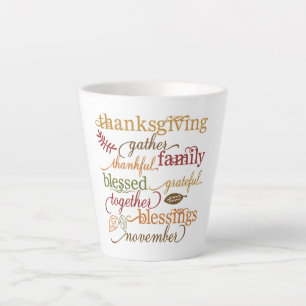 Latte Tasse-Erntedank Milchtasse