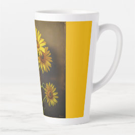 Latte-Tasse (Gelbe Gänseblümchen) Milchtasse