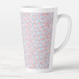 Latte Tasse Groß Abstrakt Pastell Modern