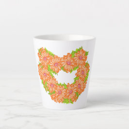 Latte Tasse: Herz der Milchprodukte Milchtasse