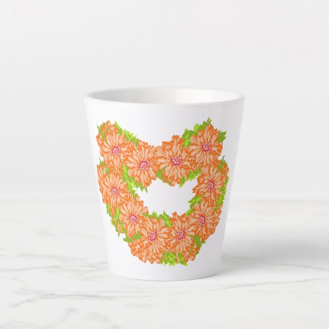 Latte Tasse: Herz der Milchprodukte Milchtasse (Vorderseite)