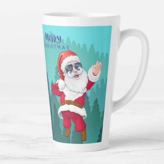 Latte Tasse im Stilstil (Rechts)