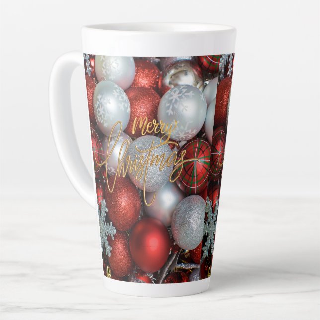 Latte Tasse im Stilstil (Linke Ecke)