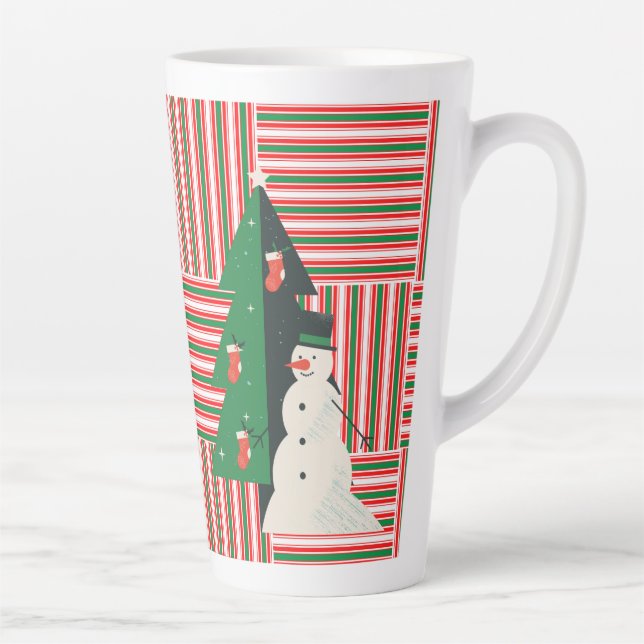 Latte Tasse im Stilstil (Rechts)