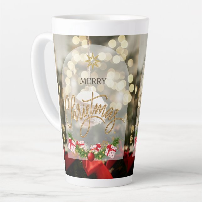 Latte Tasse im Stilstil (Linke Ecke)