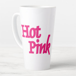 Latte Tasse in Pink