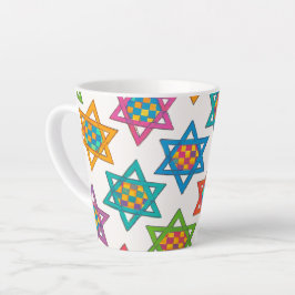 Latte Tasse - jüdisches Sternendesign