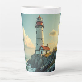 Latte-Tasse (Leuchtturm) Milchtasse