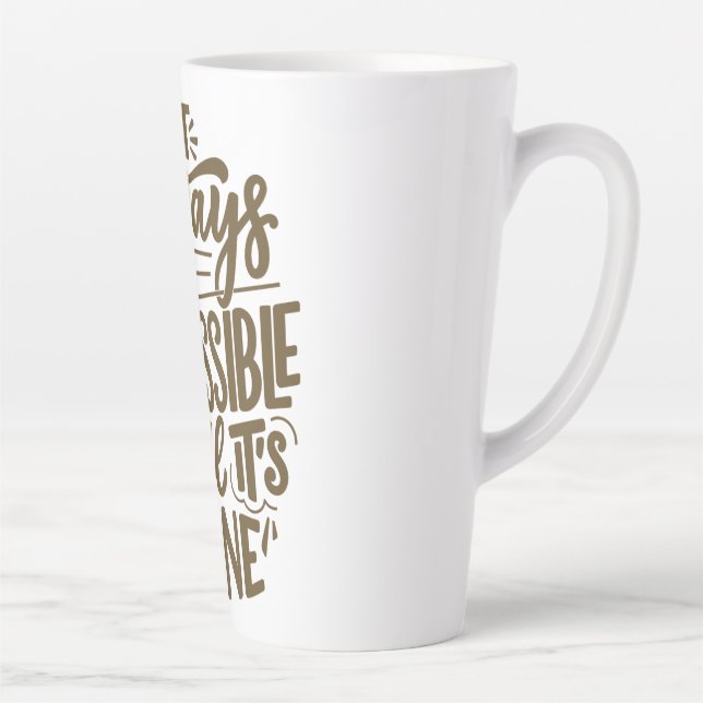 Latte-Tasse Milchtasse (Rechts)
