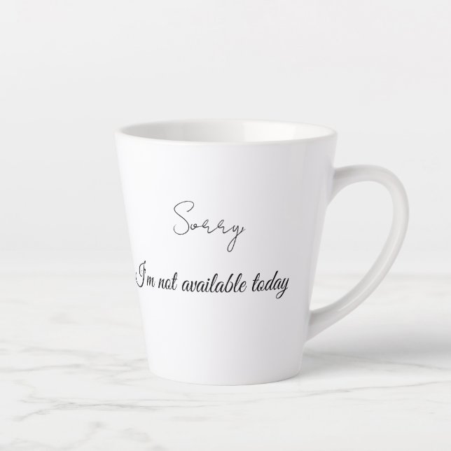 Latte-Tasse Milchtasse (Rechts)
