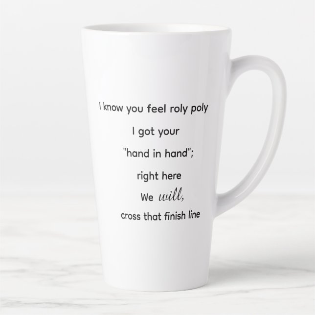 Latte-Tasse Milchtasse (Rechts)