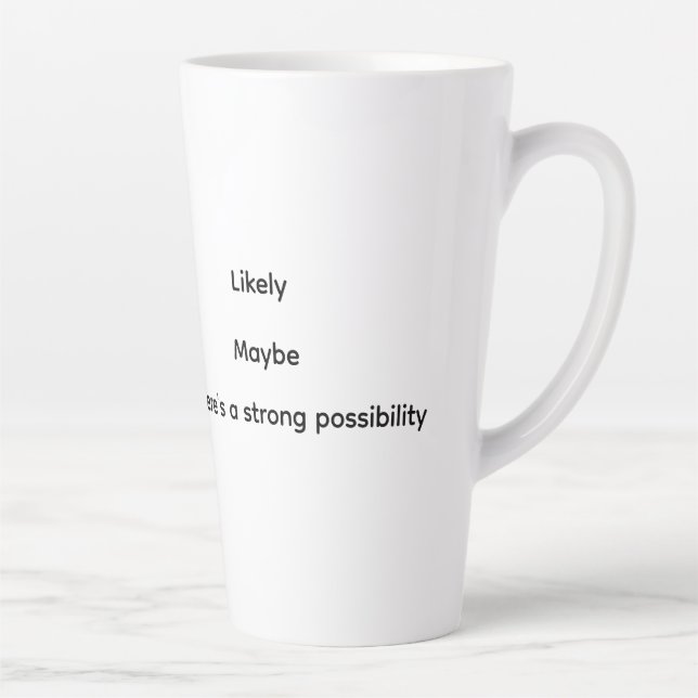 Latte-Tasse Milchtasse (Rechts)