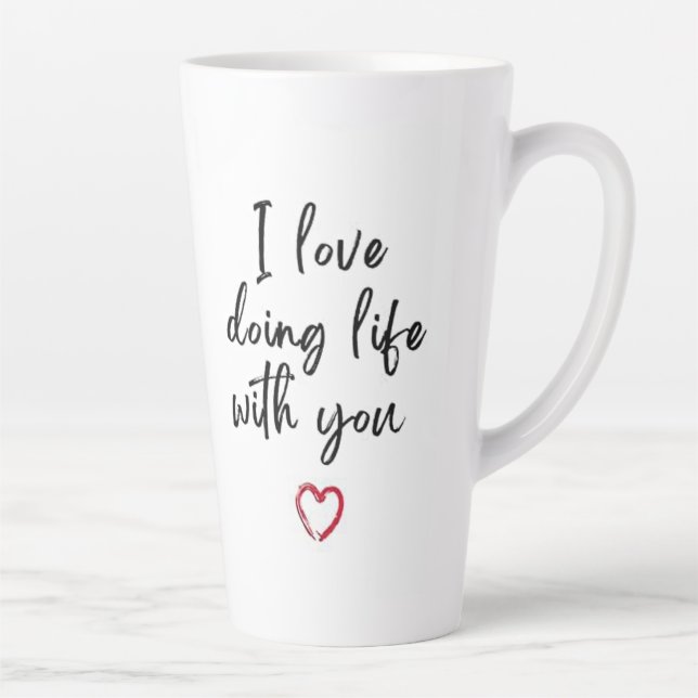 Latte-Tasse Milchtasse (Rechts)