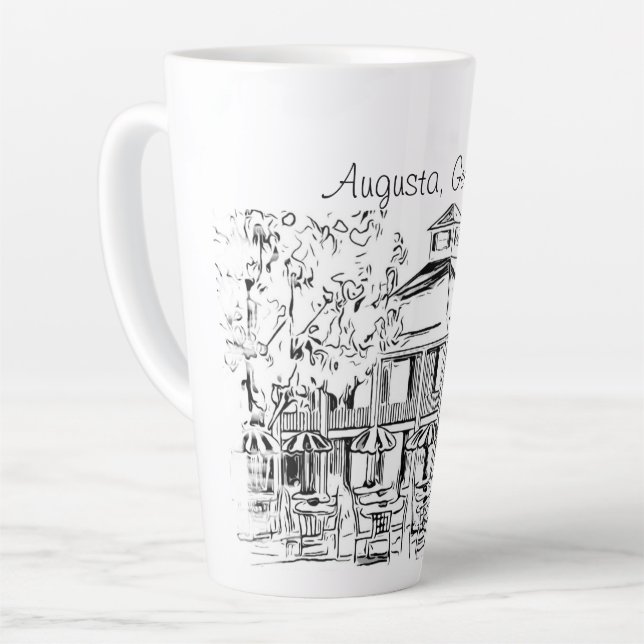 Latte-Tasse Milchtasse (Linke Ecke)