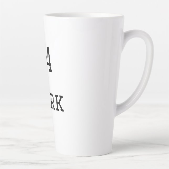 Latte-Tasse Milchtasse (Rechts)