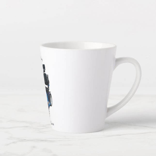 Latte-Tasse Milchtasse (Rechts)