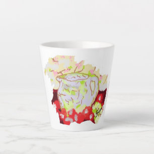 Latte Tasse " Pitcher mit Obst