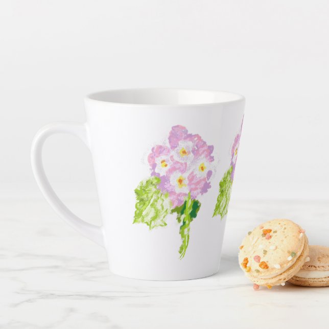 Latte Tasse: Spanische Blume Milchtasse (Beispiel)