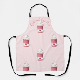 Latte & Whipped Cream (Pink) Schürze