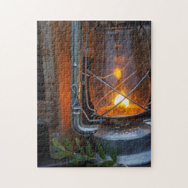 Lattern im Plains Camp, Krüger Nationalpark Puzzle (Vertikal)