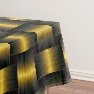 Lattice Gold Tableclout Tischdecke