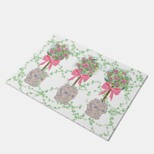 Lattice Green Topiary Rose Ingwerjarren Fußmatte