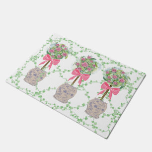 Lattice Green Topiary Rose Ingwerjarren Fußmatte