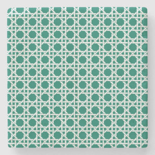 Lattice Print Steinuntersetzer