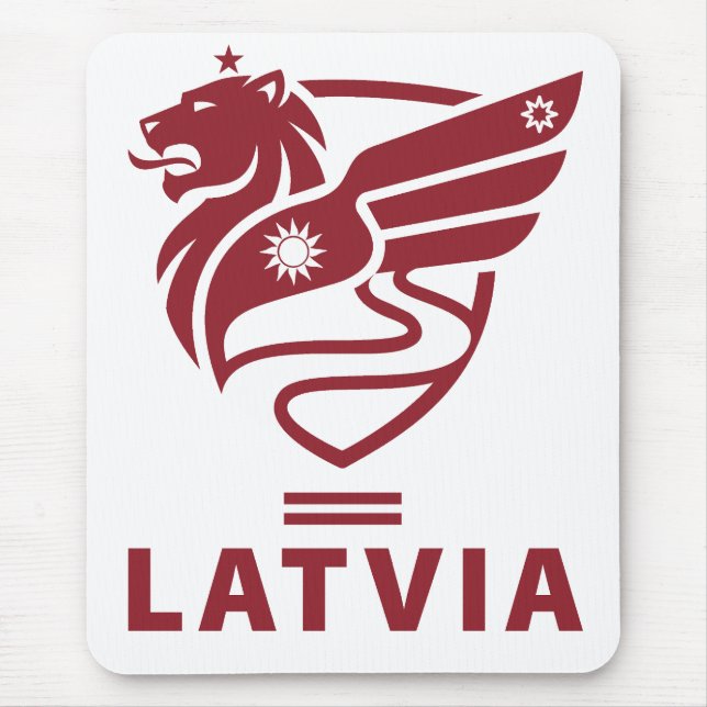 Latvia Baltic State Northern Europe Mousepad (Vorne)