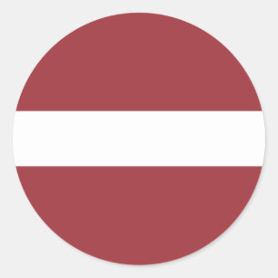 Latvia Runder Aufkleber