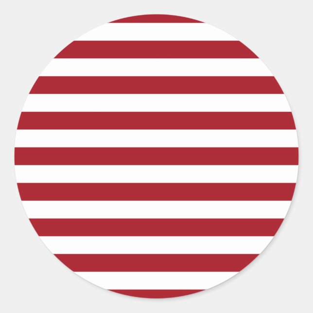 Latvia-Streifen Runder Aufkleber (Vorderseite)
