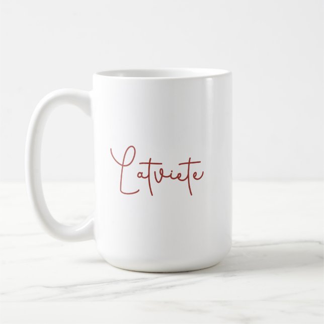 Latviete Kaffeetasse (Links)