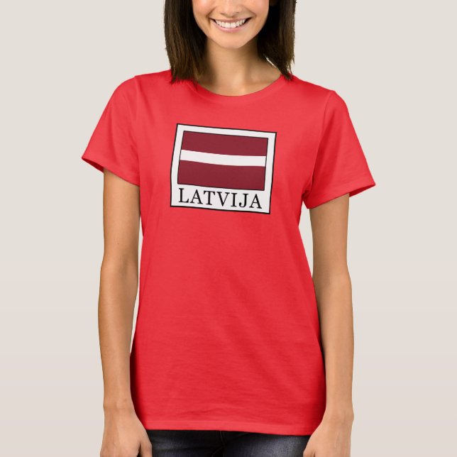Latvija T-Shirt (Vorderseite)