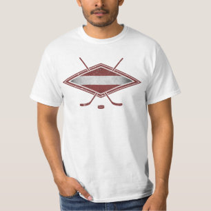 Latvijas Hokejs T - Shirt mit Name und Nummer