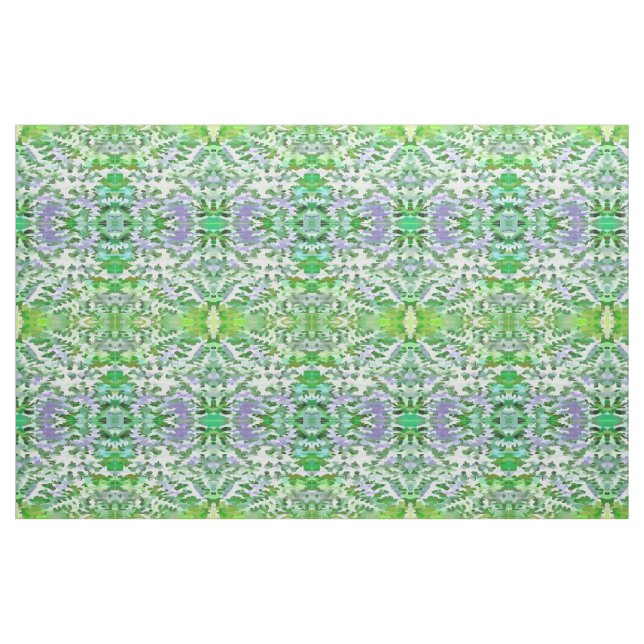 Laub abstrakt in Grünem und in der Malvenfarbe Stoff (Fat Quarter (45,7 x 55,9 cm))