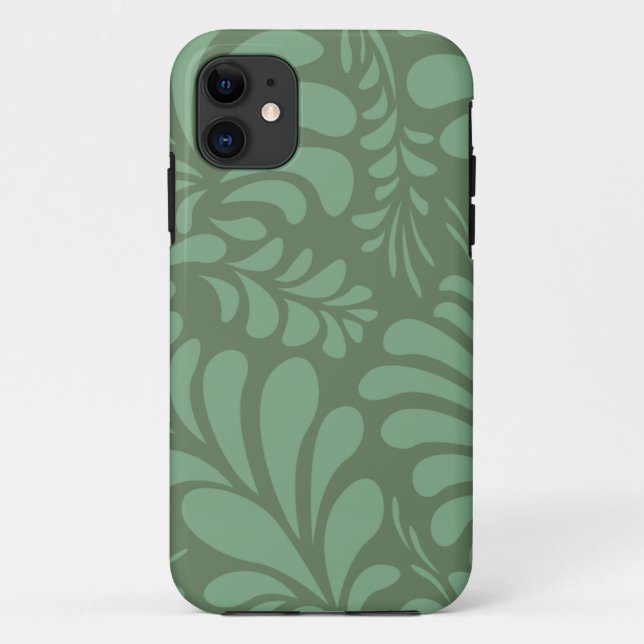 Laub des weisen Grüns stilvoller iphone 5 Case-Mate iPhone Hülle (Rückseite)