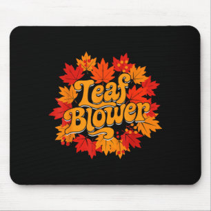 Laubbläser Herbstzeit Fallende Blätter Reinigung G Mousepad